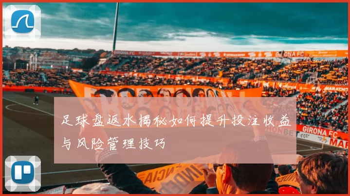 足球盘返水揭秘如何提升投注收益与风险管理技巧